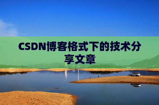 CSDN博客格式下的技术分享文章